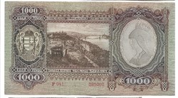 1000 pengő 1943 2. hajtatlan