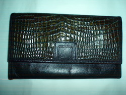 Vintage snakeskin women's wallet