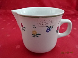 Luciano Italian porcelain, flower patterned milk spout, height 8 cm. He has!
