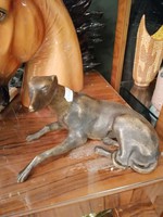  XX század eleje.  Bronz szobor kutya. " Agár" 