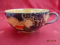 Japanese porcelain eggshell thin teacup, diameter 9.5 cm. He has!