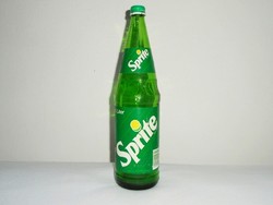 Retro Sprite üdítő üdítős üveg palack papír címkével 1 liter - 1992 augusztus 29. gyártási dátummal