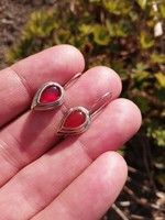 Carnelian stony silver earrings