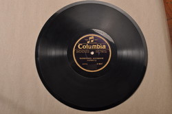 Gramofon lemez 25cm, Csendes éj COLUMBIA