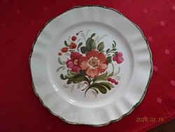 Pagnossin treviso italy. Faience, antique, hand-painted flat plate. He has!
