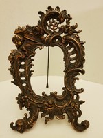 Baroque-style putty metal table picture frame photo holder