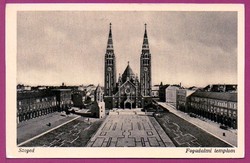 B - 026   Posta tiszta  Szeged  Fogadalmi templom (Weinstock fotó)