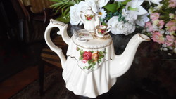 Royal Albert Old Country Roses mintázatú különleges teáskanna