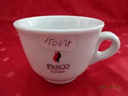 Inker Serbian porcelain, thick-walled coffee cup, 8.5 cm in diameter. Pasco caffé. He has!