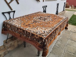 Mokett nature silky bedspread rug tablecloth village peasant object