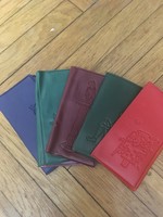5 Pieces of 1980s Pocket Tissue Holders