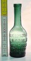 "Dr. Borovszky-féle Borolin mentholos sósborszesz franzbranntwein" kis sósborszeszes üveg (1596)