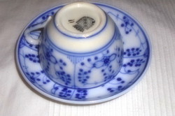 Sarreguemines French Porcelain Tea Cup + Saucer