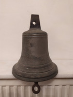 Antique large heavy bronze bell 6569