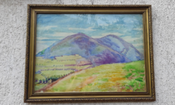 I am selling kucharikné haller stefània, auctions! Painting, landscape painting, Balaton Bor region, Badacsony, Tihany.