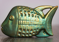 Zsolnay eozin íves hal (Nádor Judit, 90-es évek)