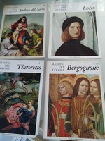 I maestri  del colore képeskönyv sorozat 16 kötete: olasz + németalföldi  festészet 1980