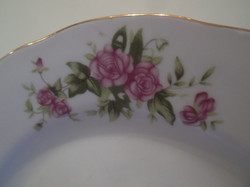 Plate - Chinese - marked - gilded - flat 22.5 cm - deep 22.5 cm - porcelain flawless