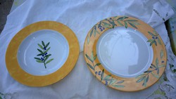 Olive branch plate set offering 