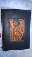 Iparművész munka-Bőrkötésű regiszteres notesz-jegyzettömb-mappa-határidő napló, ajándékba is
