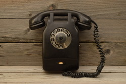 Retró Schrack fali telefon 1970-ből / régi