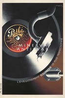 Art deco hanglemez bakelit vinyl lemez lejátszó zene reklám 1932 Vintage/antik plakát reprint
