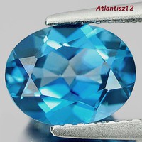 Glamorous cleanliness! Genuine, 100% term. London blue topaz gemstone 2.18ct - (if)! Value: HUF 54,500