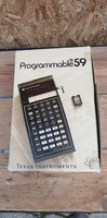 Vintage Számológép - Texas Instruments Programmable Ti 59 - Tokkal-Vonóval