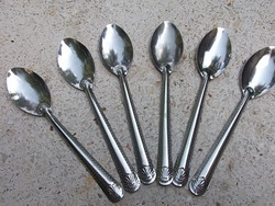 Set of 6 mocha spoons and coffee spoons