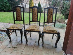 3 db felújítandó antik szék együtt eladó