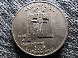 USA 50 State Quarters Új-Mexikó 1/4 Dollár 2008 D (id47177)