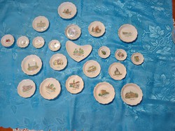 Aquincumi porcelán emlék  tálka gyűjtemény 