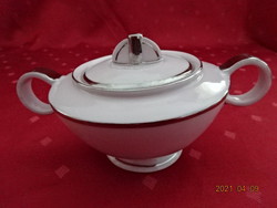 Epiag Czechoslovakia quality porcelain, antique, pink sugar bowl. He has!