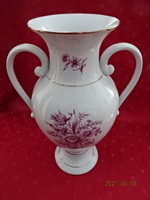 Hollóház porcelain vase, height 42 cm. He has!