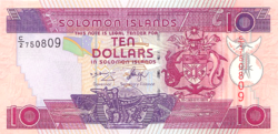 Salamon-szigetek 10 Dollár 2009 UNC
