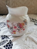 Eladó antik porcelán szecessziós hatalmas virágos kiöntő! 