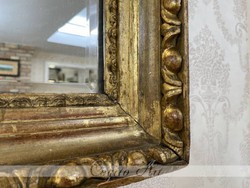 Ökörszemes antik Biedermeier tükör