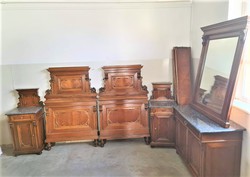 A315 newly renovated, beautiful pewter bedroom set