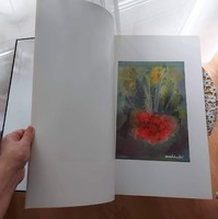 Macskássy Izolda:Szerelmetes szeretettel könyv, 68 oldal, reprodukciókkal illusztrált, bársony kötés