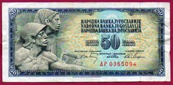 * Külföldi pénzek:  Jugoszlávia  1968  50 dinár