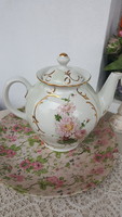 Nagyméretű  porcelán teáskanna