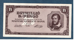 1946 1000000  B.-PENGŐ  ( Egymillió B.- Pengő ) 