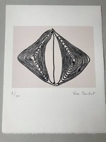 Véra Cardot (1947- ) Szita 2/50 Pátkai Emlékére Franciaországba 1987-ben készült mappából