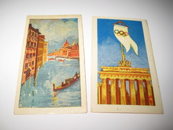 Pictures from the Berlin Olympics adhesive album 1930s
