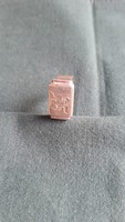 Ezüst monogrammos antik pecsétgyűrű