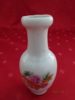 German porcelain mini vase with fish on the side, height 10 cm. He has!