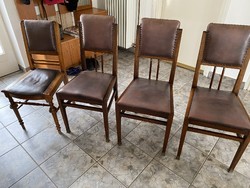 Antik bőr székek