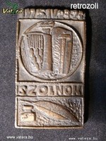 AE09 Szolnoki bronz emlékplakett
