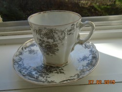 19.Sz imperial hand-numbered embossed baroque chocolate cup with coaster