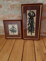 Silhouettes, tapestry silhouette 2 pcs